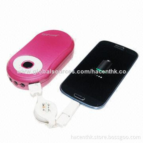 12,000mAh Cellphone Universal Portable Power Bank for Laptop with 125x70x26mm Size
